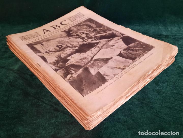 Coleccionismo de Revistas y Peri&oacute;dicos: ABC N⁰ DEL 3938 AL 3966 01 AL 30 -ABRIL-1916 (MES COMPLETO 29 Ud.) - I GUERRA MUNDIA (VER FOTOS).