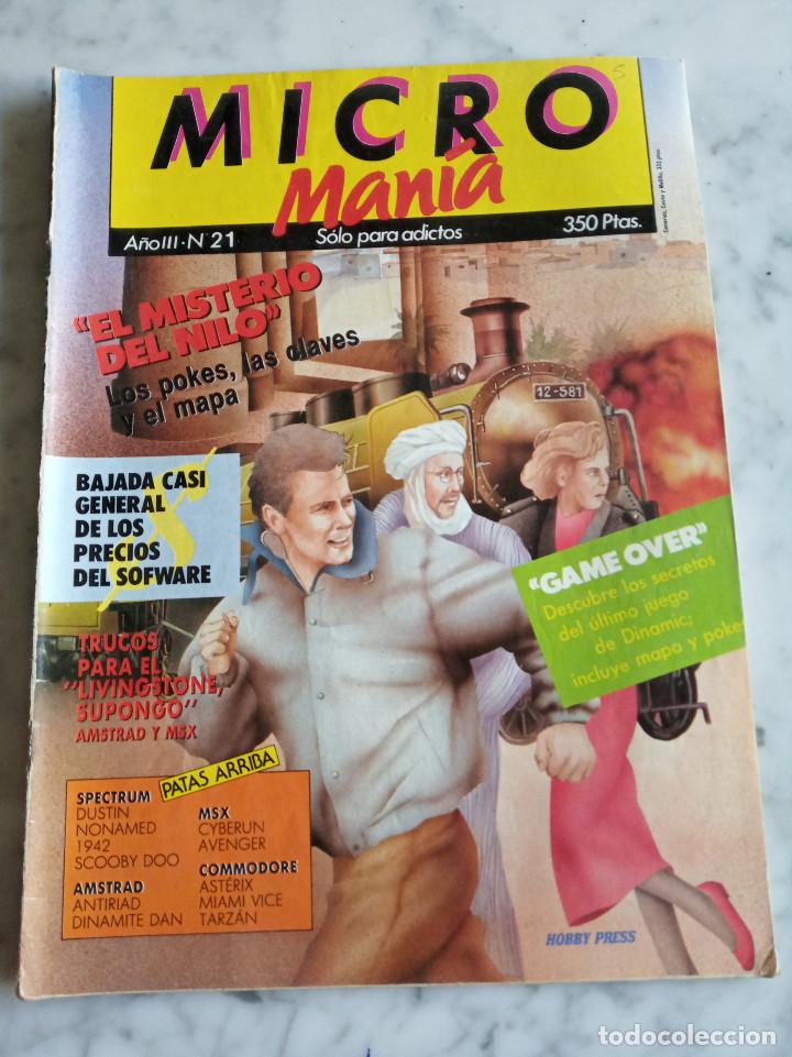 Coleccionismo de revistas y peri&oacute;dicos: revista micro mania a&ntilde;o III n&ordm; 21