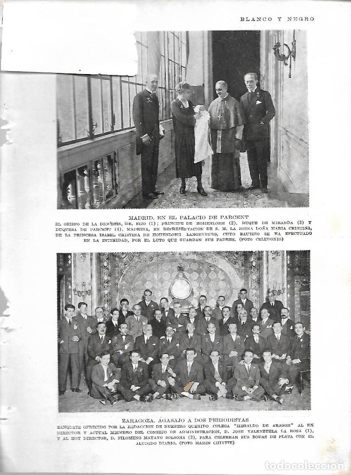 Collezionismo di Riviste e Giornali: BYN.1928. PALACIO DE PARCENT OBISPO EIJO HOHENLOHE HERALDO ARAGON SAN JUAN DESPI CASTREJANA