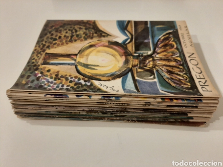 Coleccionismo de Revistas y Peri&oacute;dicos: PREG&Oacute;N. REVISTA LITERARIA PROMOCIONAL DE LA EDITORIAL AGUILAR. LOTE DE 31 EJEMPLARES. 1956-1963