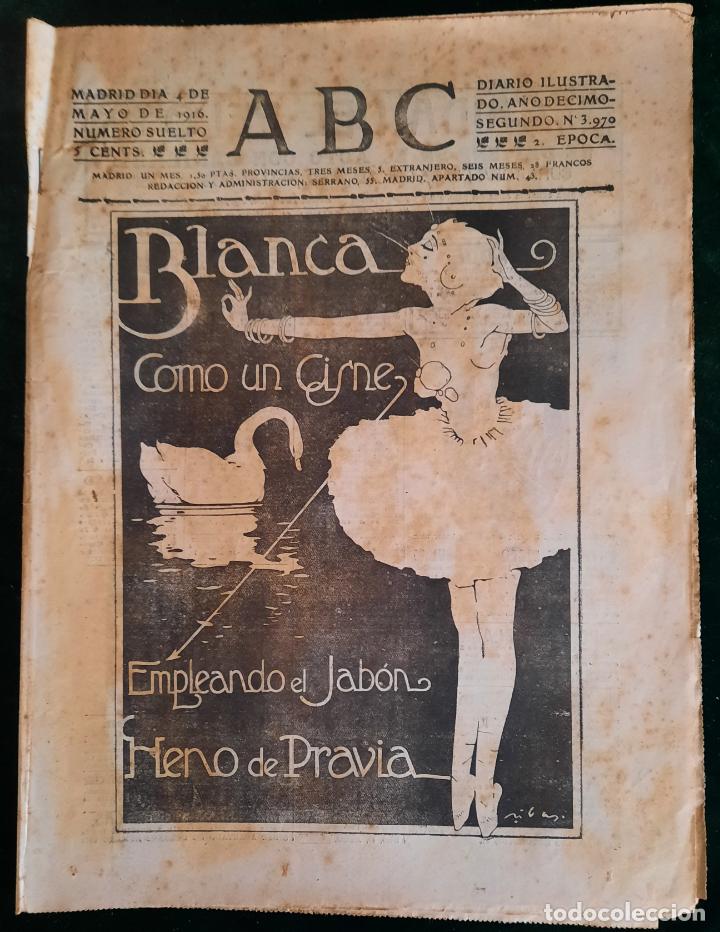 Coleccionismo de Revistas y Peri&oacute;dicos: ABC N⁰ 3970 04-MAYO-1916 - I GUERRA MUNDIAL (VER FOTOS). NUEVO AVANCE EN MARRUECOS.