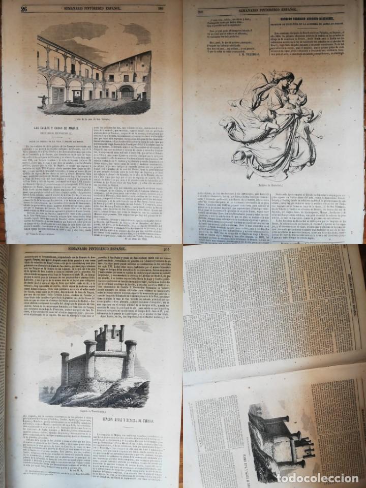 Coleccionismo de revistas y peri&oacute;dicos: SEMANARIO PINTORESCO ESPA&Ntilde;OL:N&ordm;26, 26 junio 1853: Grabados: Patio casa San Vicente (Madrid),