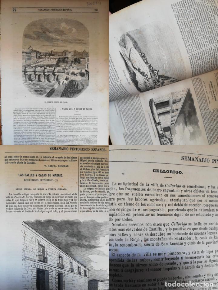 Coleccionismo de revistas y peri&oacute;dicos: SEMANARIO PINTORESCO ESPA&Ntilde;OL:N&ordm;27, 3 julio 1853: Grabados: Pont Neuf Paris, Casas y Calles de Madrid