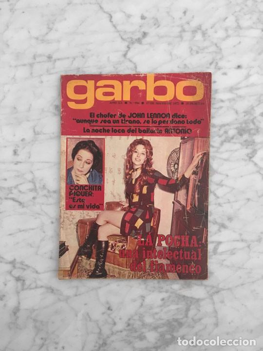 Coleccionismo de Revistas y Peri&oacute;dicos: GARBO - 1972 - NURIA ESPERT, EL CHOFER DE JOHN LENNON, LOLA LOSADA, LA POCHA, CHARO LOPEZ