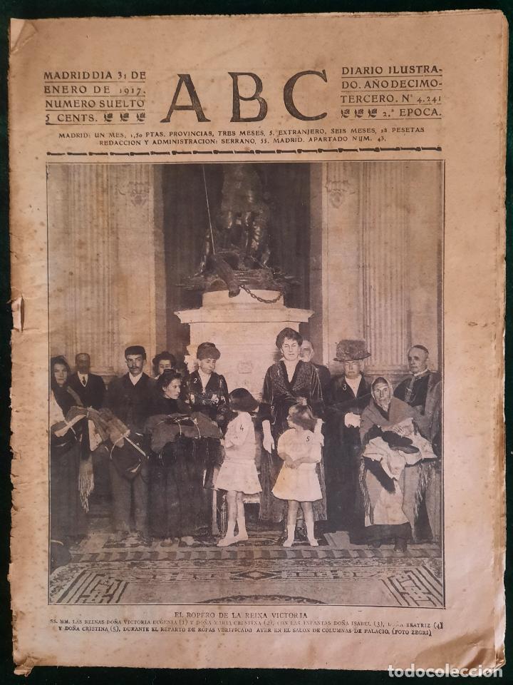 Coleccionismo de Revistas y Peri&oacute;dicos: ABC N⁰ 4241 31-ENERO 1917 - I GUERRA MUNDIAL (VER FOTOS). EL ROPERO DE LA REINA VICTORIA.