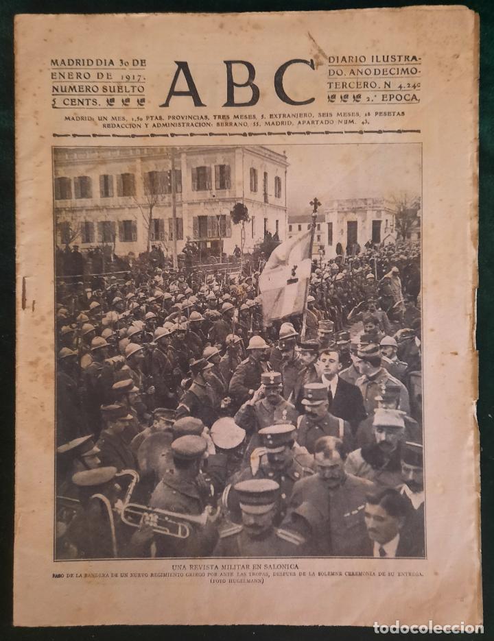 Coleccionismo de Revistas y Peri&oacute;dicos: ABC N⁰ 4240 30-ENERO 1917 - I GUERRA MUNDIAL (VER FOTOS). UNA REVISTA MILITAR EN SAL&Oacute;NICA..