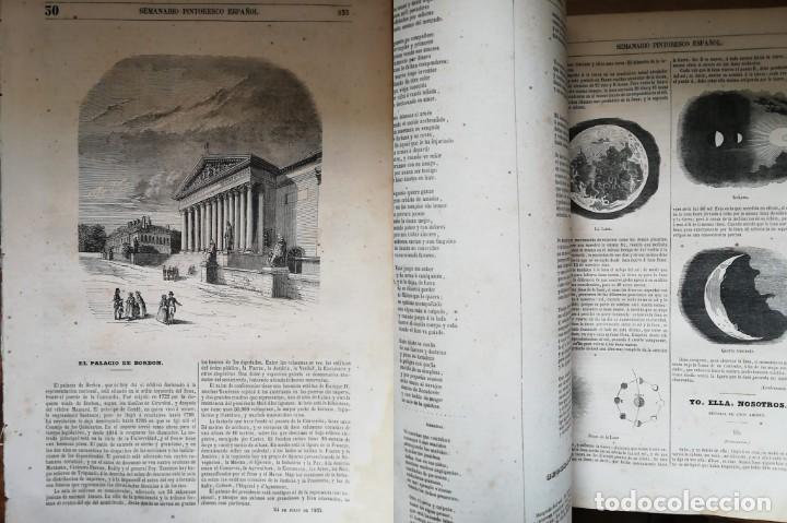 Coleccionismo de revistas y peri&oacute;dicos: SEMANARIO PINTORESCO ESPA&Ntilde;OL: N&ordm;30 ,23 julio 1853 Palace du Bourbon Paris / Palacio Borb&oacute;n Par&iacute;s