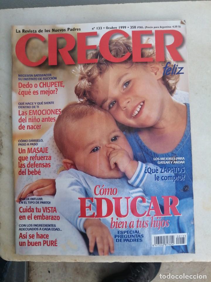 Coleccionismo de revistas y peri&oacute;dicos: Revista CRECER ni&ntilde;os beb&eacute;s hijos madres padres N&deg; 133 a&ntilde;o 1999 embarazo parto beb&eacute;