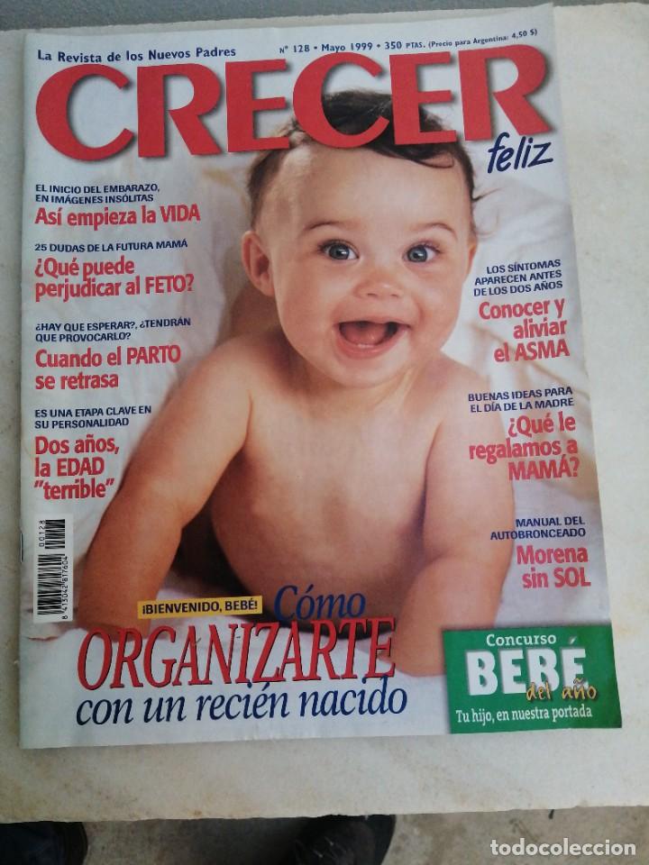 Coleccionismo de revistas y peri&oacute;dicos: Revista CRECER ni&ntilde;os beb&eacute;s hijos madres padres N&deg; 133 a&ntilde;o 1999 embarazo parto beb&eacute;