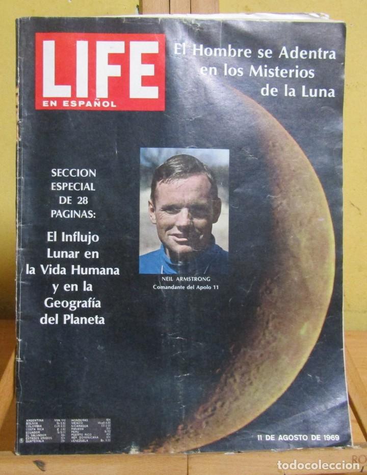 Coleccionismo de Revistas y Peri&oacute;dicos: LIFE EN ESPA&Ntilde;OL AGOSTO DE 1969 PABLO PICASO 12 PAG.(CON FOTOS Y OBRA) PELE ACTOR (7 FOTOS)