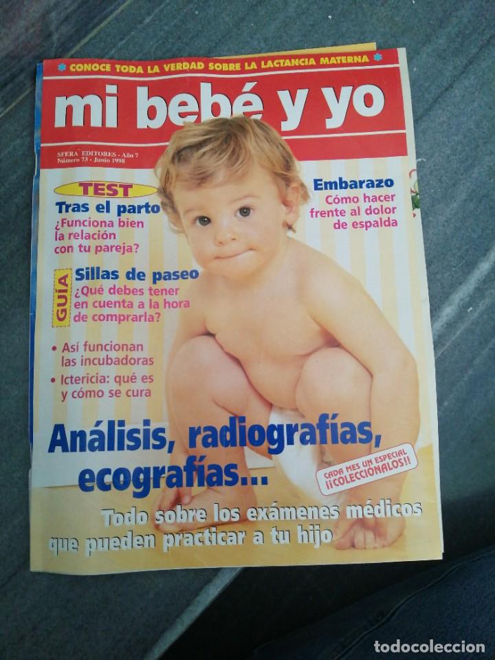 Coleccionismo de revistas y peri&oacute;dicos: Revista MI BEB&Eacute; Y YO ni&ntilde;os beb&eacute;s hijos madres padres N&deg; 73 a&ntilde;o 1998 embarazo parto ecografia medico