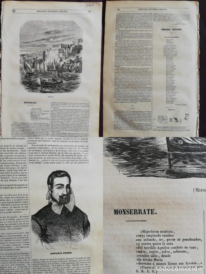 Coleccionismo de revistas y peri&oacute;dicos: SEMANARIO PINTORESCO ESPA&Ntilde;OL: : N&ordm; 37, 11 septiembre 1855. Grabado de Marsella / Marseille