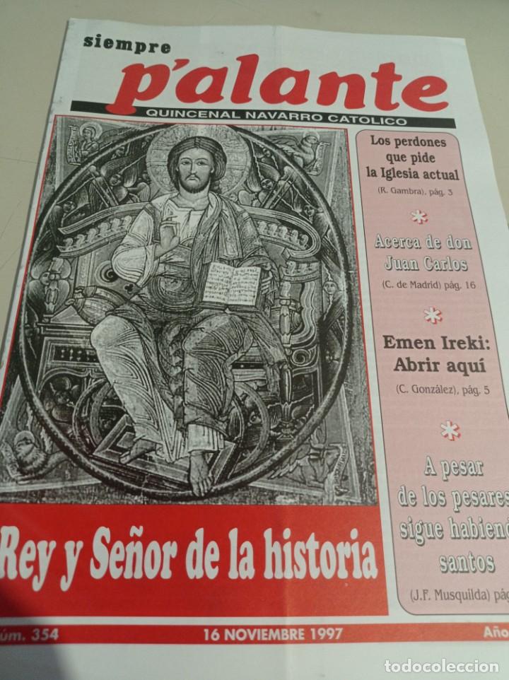 Coleccionismo de Revistas y Peri&oacute;dicos: REVISTA SIEMPRE P'ALANTE QUINCENAL NAVARRO CAT&Oacute;LICO N&ordm; 354 REF. UR GAR