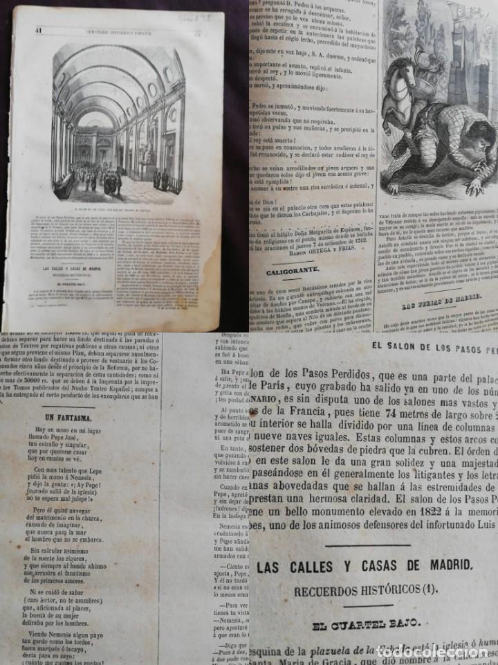 Coleccionismo de revistas y peri&oacute;dicos: SEMANARIO PINTORESCO ESPA&Ntilde;OL: N&ordm;41, 9 octubre 1855. Sal&oacute;n de pasos perdidos Palacio Justicia Par&iacute;s