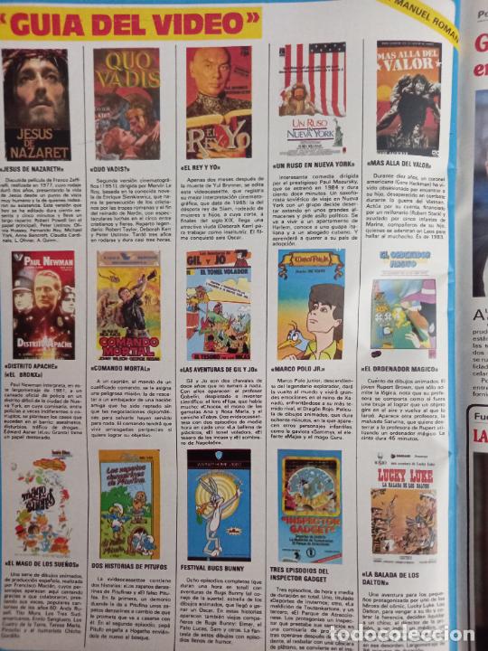 Collezionismo di Riviste e Giornali: novedades videoclub 85 los telerines LECCIN INSPECTOR GADGET LUCKY LIKE LOS PITUFOS BUGS BUNNY GIL Y
