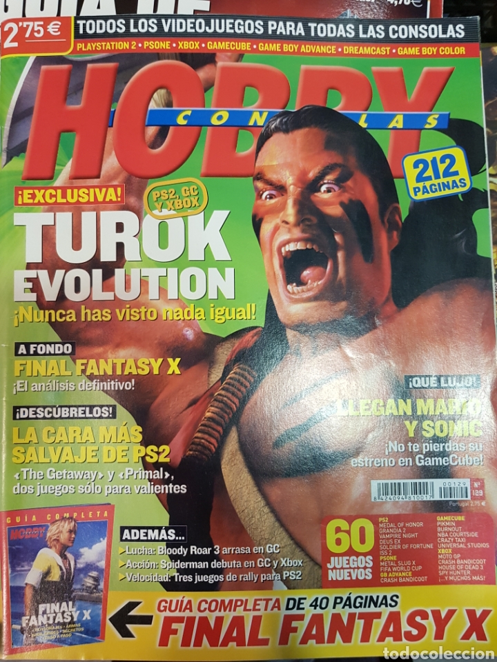 Coleccionismo de Revistas y Peri&oacute;dicos: Revista Hobby Consolas n&uacute;mero 129 sin suplemento