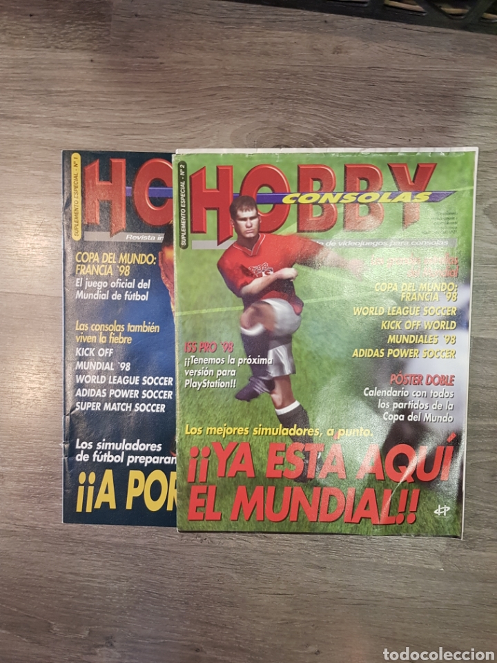 Coleccionismo de Revistas y Peri&oacute;dicos: N&uacute;mero special Hobby Consolas dedicado al Mundial Francia 98 n&uacute;mero 1 y 2 peque&ntilde;o desperfecto el n&uacute;m