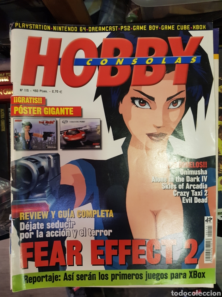 Coleccionismo de Revistas y Peri&oacute;dicos: Revista Hobby Consolas n&uacute;mero 115 sin suplemento con peque&ntilde;o desperfecto en grapas portada