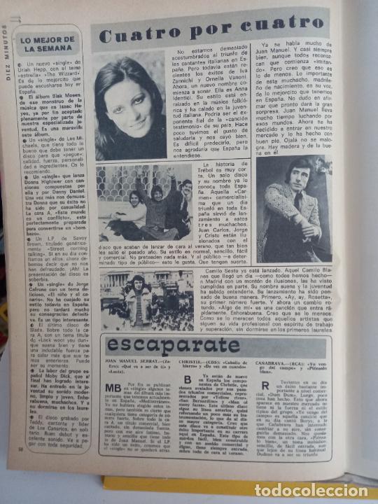 Coleccionismo de revistas y peri&oacute;dicos: recorte CAMILO SESTO iva zanicchi trebol juan manuel