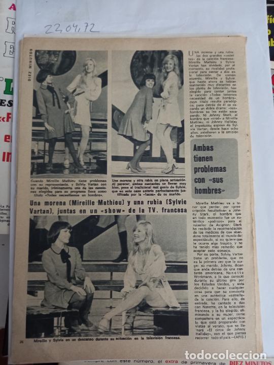 Coleccionismo de revistas y peri&oacute;dicos: SYLVIE VARTAN MIREILLE MATHIEU