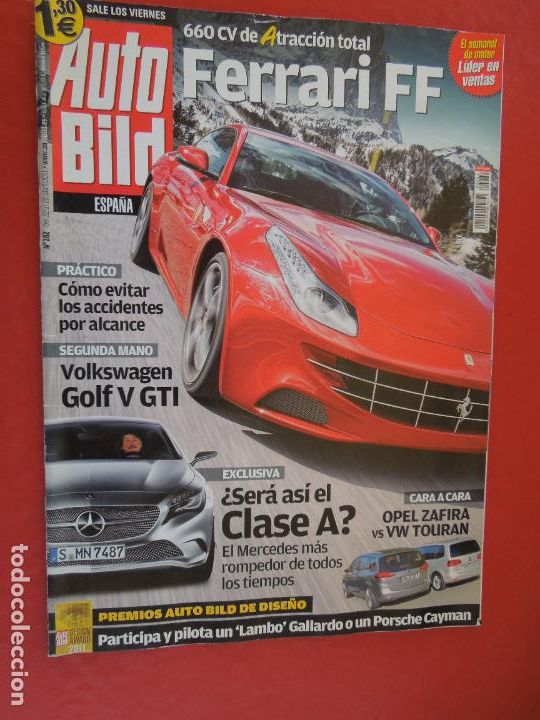 Coleccionismo de revistas y peri&oacute;dicos: AUTOBILD REVISTA N &ordm; 282- 04-2011- FERRARI FF