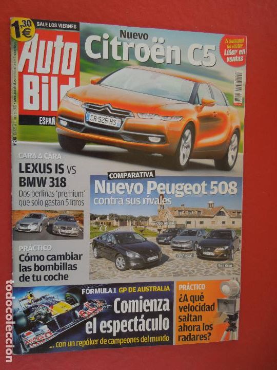Coleccionismo de Revistas y Peri&oacute;dicos: AUTOBILD REVISTA N &ordm; 278 - 03-2011- CITROEN - C5