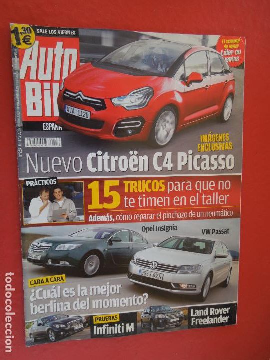 Coleccionismo de Revistas y Peri&oacute;dicos: AUTOBILD REVISTA N &ordm; 265- 12-2010- CITROEN C4 PICASSO