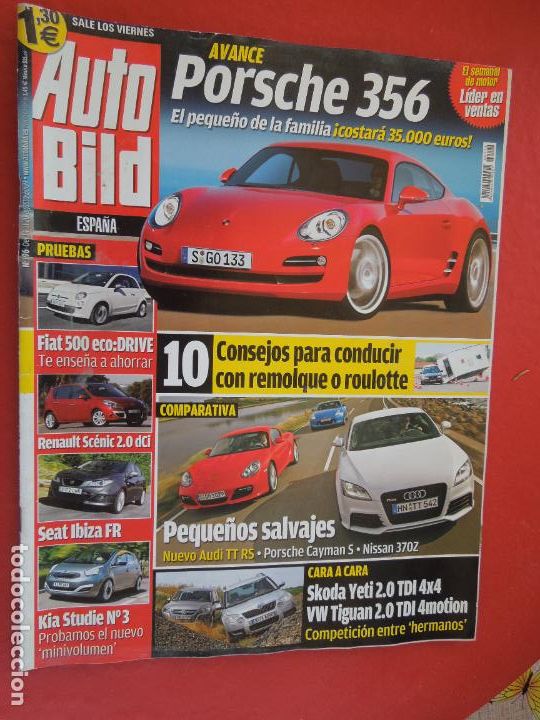 Coleccionismo de Revistas y Peri&oacute;dicos: AUTOBILD REVISTA N &ordm; 196- 08-2009- PORSCHE 356