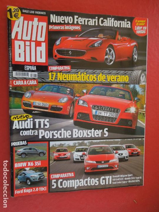 Coleccionismo de revistas y peri&oacute;dicos: AUTOBILD REVISTA N &ordm; 131- 05-2008- FERRARI CALIFORNIA