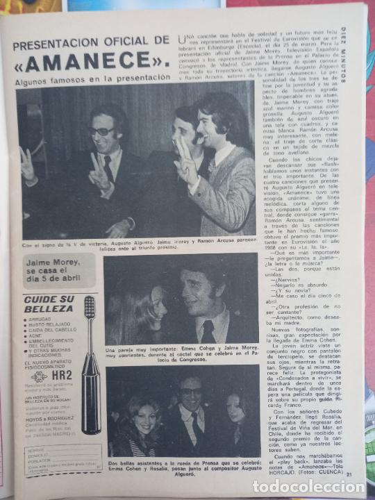 Coleccionismo de Revistas y Peri&oacute;dicos: EMMA COHEN JAIME MOEY AUGUSTO ALGUERO AMANECE ROSALIA RAMON ARCUSA EL DUO DINAMICO