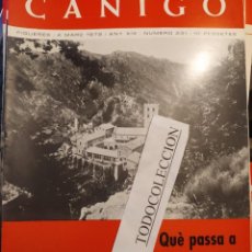 Coleccionismo de Revistas y Periódicos: REVISTA CANIGO 231 MARÇ 72, CARME VILA,MANUEL DE PEDROLO,NESTOR LUJAN,SANT MARTI DEL CANIGO,. Lote 288562548