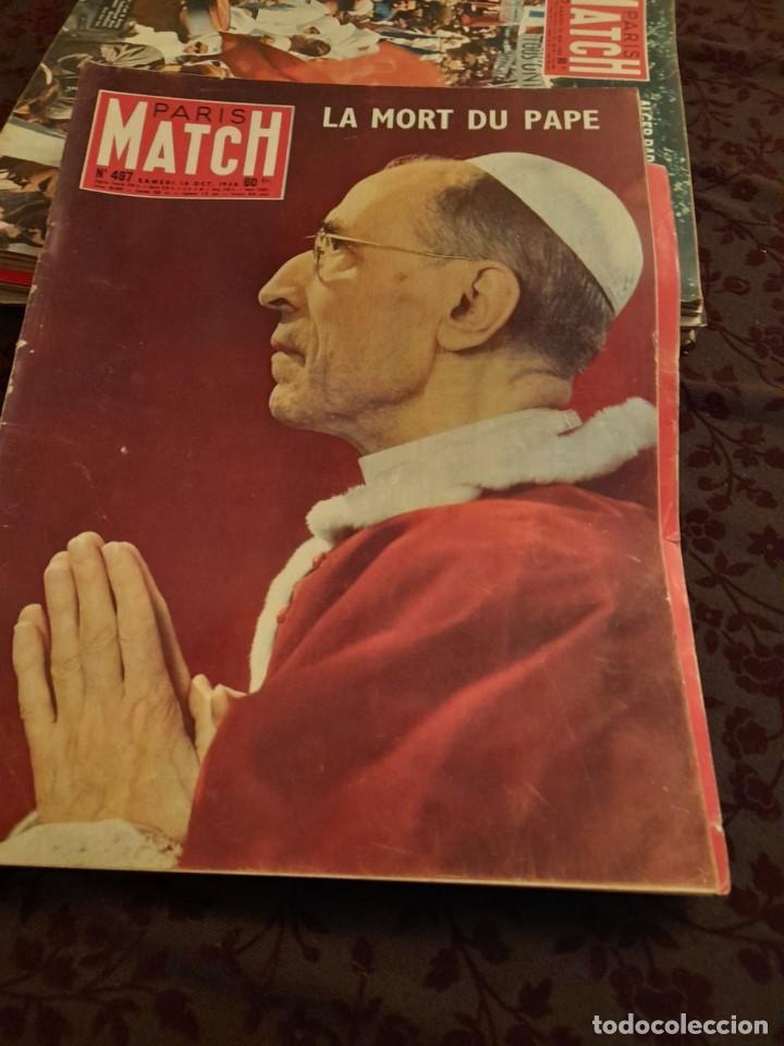 Coleccionismo de revistas y peri&oacute;dicos: PARIS MATCH :: PIE XII + CHARLES HUMEZ + ELVIS PRESLEY SOLDAT