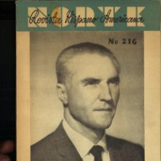 Coleccionismo de Revistas y Periódicos: REVISTA HISPANO AMERICANA NORTE Nº 216 FEBRERO-MARZO 1967