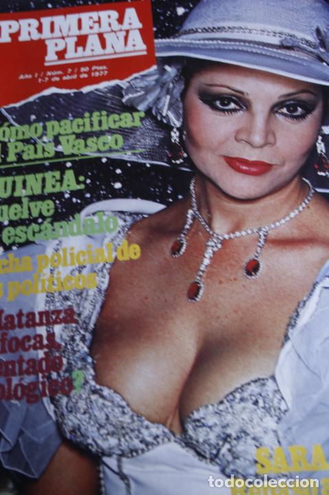 Coleccionismo de Revistas y Peri&oacute;dicos: SARA MONTIEL BRIGITTE BARDOT PAIS VASCO BODAS DE SANGRE ORNELLA MUTI FRANCIS BACON 1977