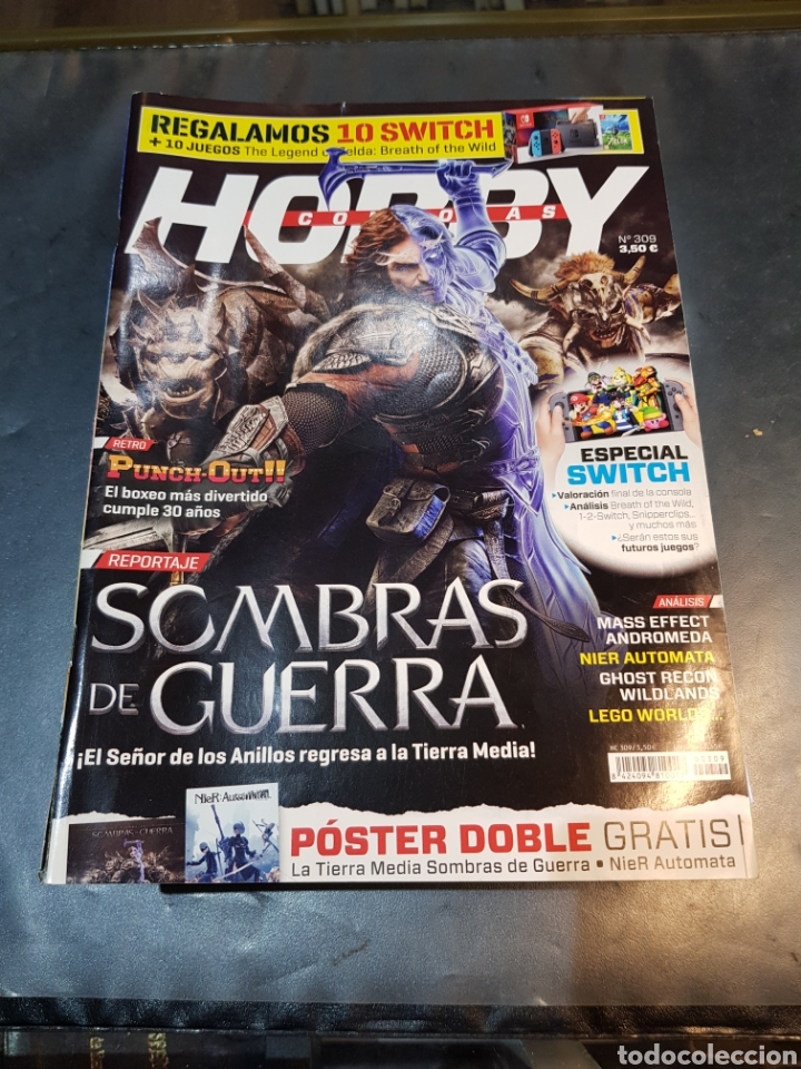 Coleccionismo de Revistas y Peri&oacute;dicos: Revista Hobby Consolas n&uacute;mero 309 con p&oacute;ster