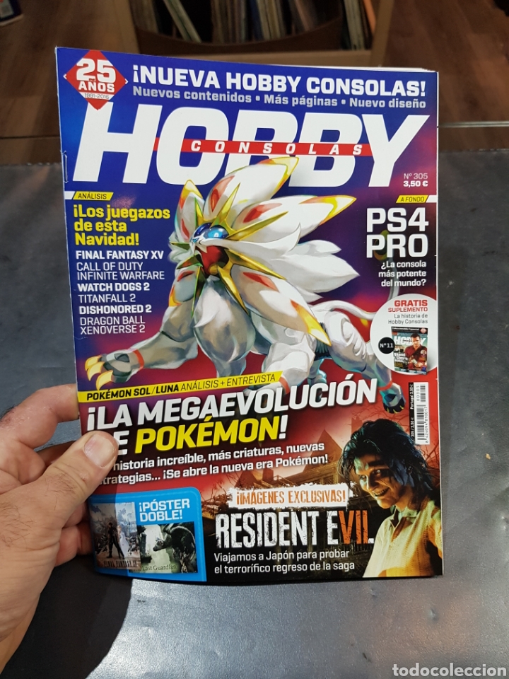 Coleccionismo de Revistas y Peri&oacute;dicos: Revista Hobby Consolas n&uacute;mero 305 con p&oacute;ster