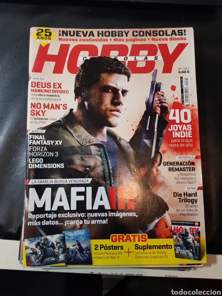 Coleccionismo de Revistas y Peri&oacute;dicos: Revista Hobby Consolas n&uacute;mero 302 con p&oacute;ster