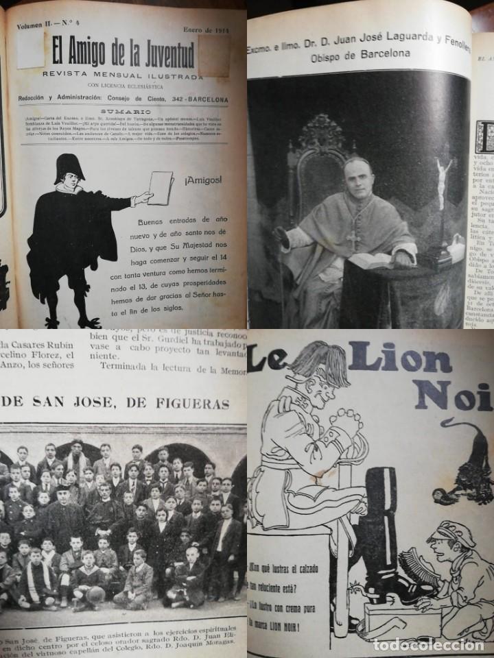 Coleccionismo de revistas y peri&oacute;dicos: El amigo de la juventud. Vol. II, N&ordm;4. Enero 1914: Juniorato Arceniaga, San Jos&eacute; de Figueras,