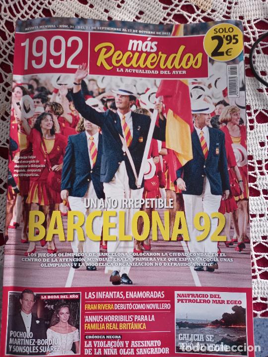Colecionismo de Revistas e Jornais: PORTADA DEL PRINCIPE FELIPE ABANDERADO EN LOS JUEGOS OLIMPICOS DE BARCELONA 92