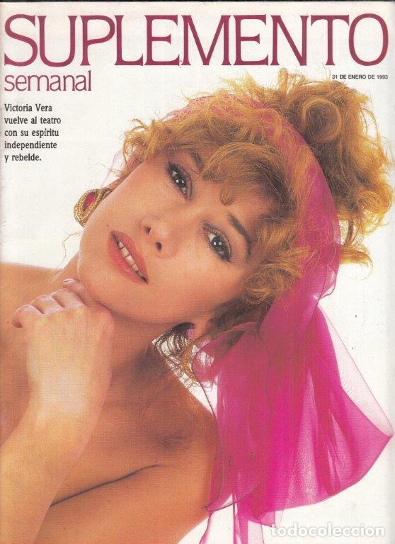 Coleccionismo de revistas y peri&oacute;dicos: REVISTA SUPLEMENTO SEMANAL N&ordm; 275 A&Ntilde;O 1993. VICTORIA VERA. LOLA FLORES.