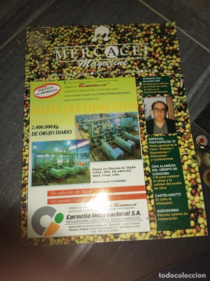 Collection Magazines and Newspapers: Revista MERCACEI mercado aceitero aceite oliva a&ntilde;o 1997 1998 M&deg; 13