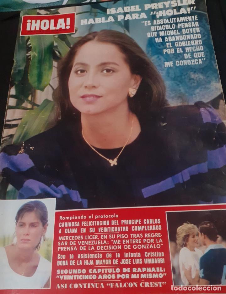 revista hola del 20 de julio de 1985 completa - Compra venta en  todocoleccion