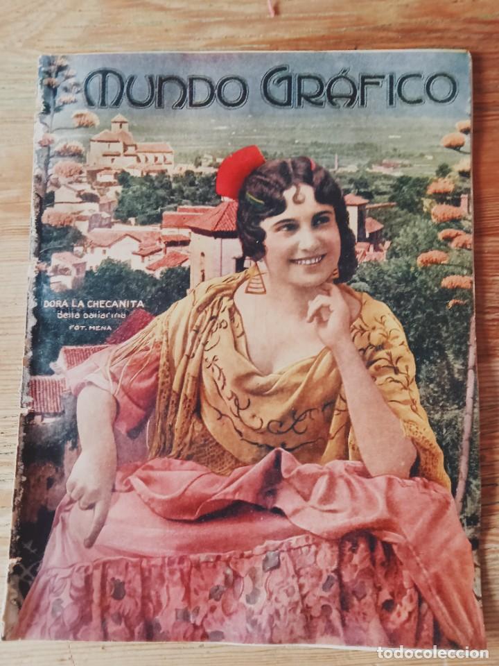 Coleccionismo de Revistas y Peri&oacute;dicos: Revista Mundo Gr&aacute;fico, 1920, Saboya, Tenerife, Zaragoza, Sevilla