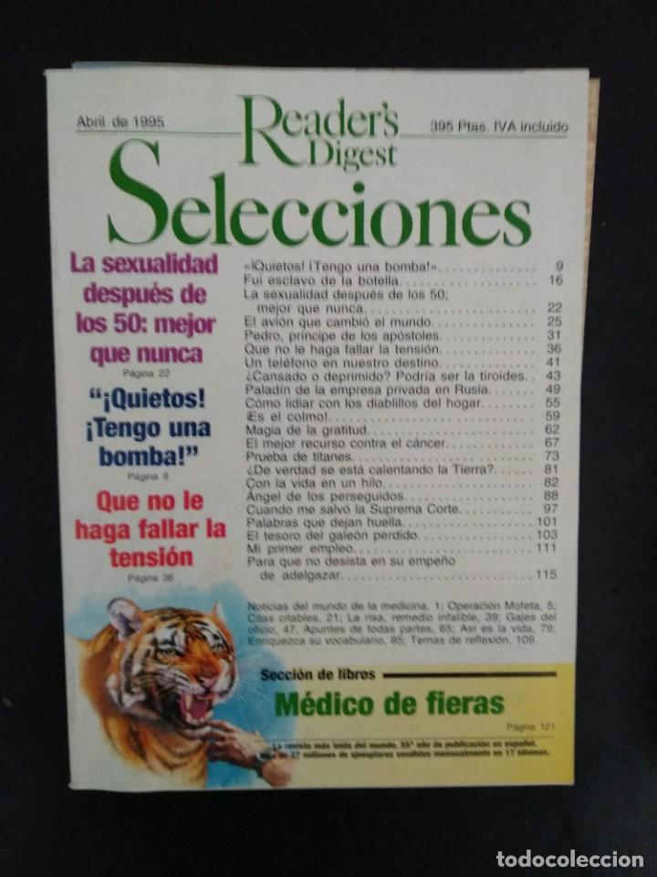 Colecionismo de Revistas e Jornais: REVISTA SELECCIONES DEL READER&acute;S DIGEST ABRIL 1995