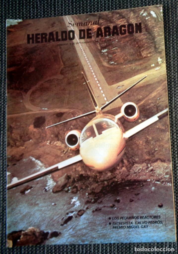 Coleccionismo de Revistas y Peri&oacute;dicos: SEMANAL HERALDO ARAG&Oacute;N N&ordm;104 Septiembre 1984 - LOQUILLO - MECANO TOCATA - CALVO PEDR&Oacute;S FOT&Oacute;GRAFO