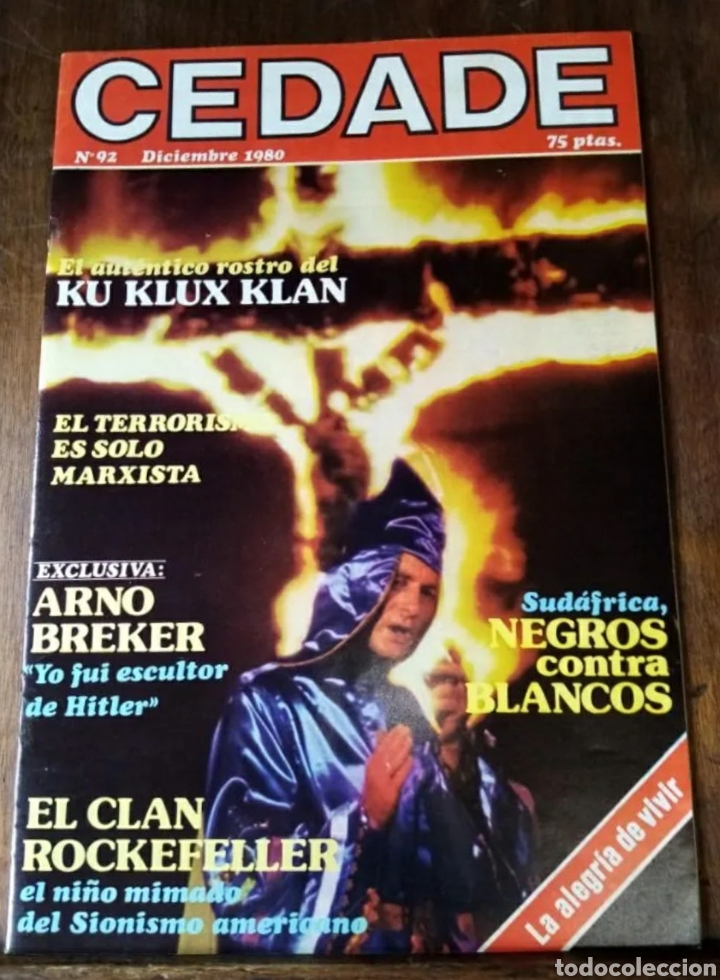 Sammeln von Zeitschriften und Zeitungen: Revista CEDADE n 92 Diciembre 1980 , Nacional Socialismo , Fascismo III Reich original