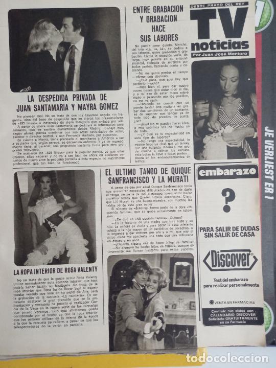 Sammeln von Zeitschriften und Zeitungen: ROSA VALENTY QUIQUE SANFRANCISCO LILI MURATI MERCHE TRIO LALALA MAYRA GOMEZ KEMP JUAN SANTAMARIA
