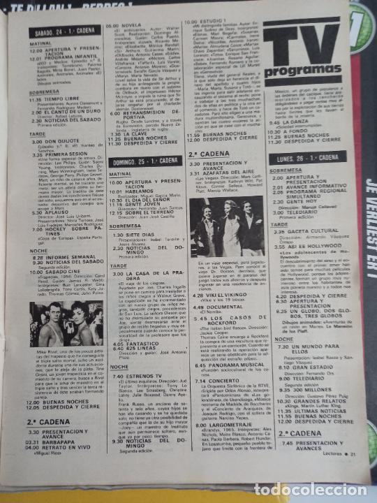 Sammeln von Zeitschriften und Zeitungen: GINA LOLLOBRIGIDA TONY CURTIS CONNIE SELLECA JOSE LUIS LOPEZ VAZQUEZ LOS CHICOS DE STONE