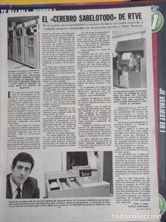 Sammeln von Zeitschriften und Zeitungen: FERNANDO LABRADA EL CEREBRO SABELOTODO DE RTVE