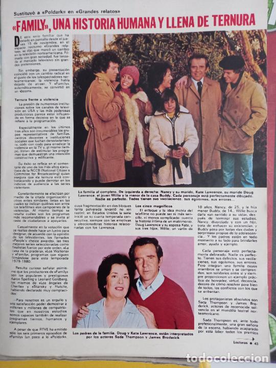 Sammeln von Zeitschriften und Zeitungen: FAMILY SADA THOMSON JAMES BRODERICK ELAYNE HEILVEL GARY FRANK KRISTY MCNICHOL JOHN RUBINSTEIN